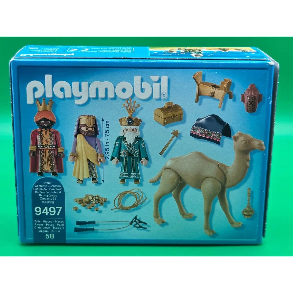 Playmobil Christmas Three Wise Kings 9497 58pc Set Nativity Magi Camel Figures